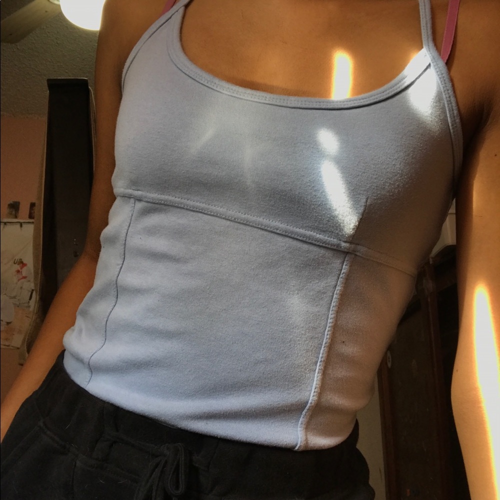 Baby blue vintage cami